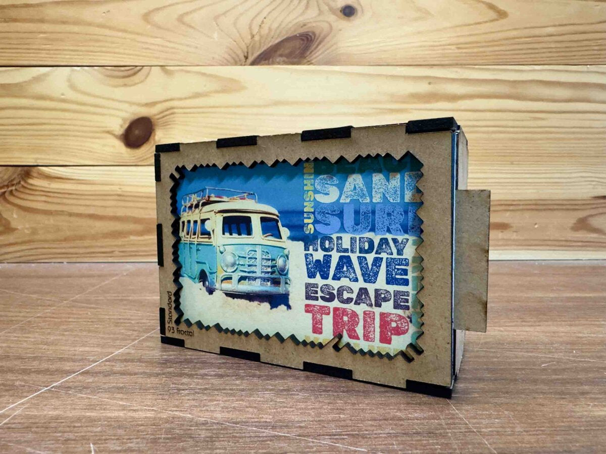elbPUZZLE No. 69 - Vanlife - Fractal Edition M (180 Teile)