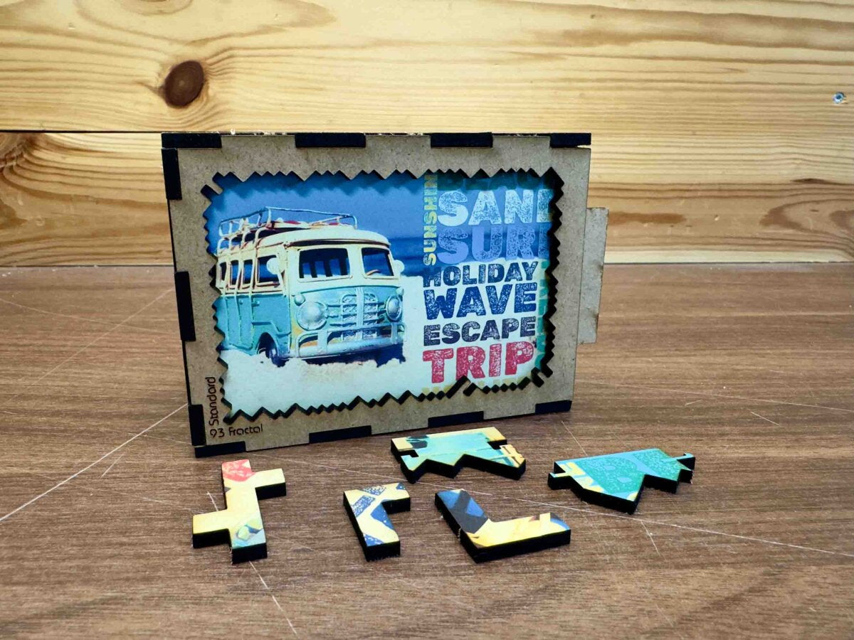 elbPUZZLE No. 69 - Vanlife - Fractal Edition M (180 Teile)