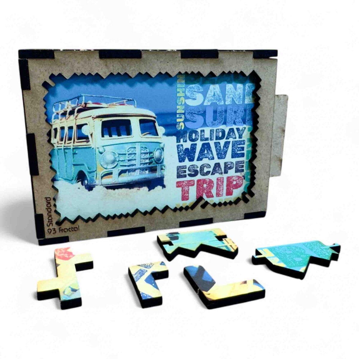 elbPUZZLE No. 69 - Vanlife - Fractal Edition L (289 Teile)