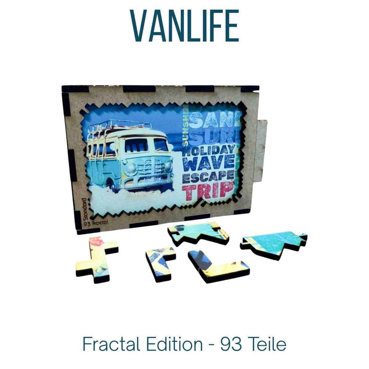 elbPUZZLE No. 69 - Vanlife - Fractal Edition L (289 Teile)