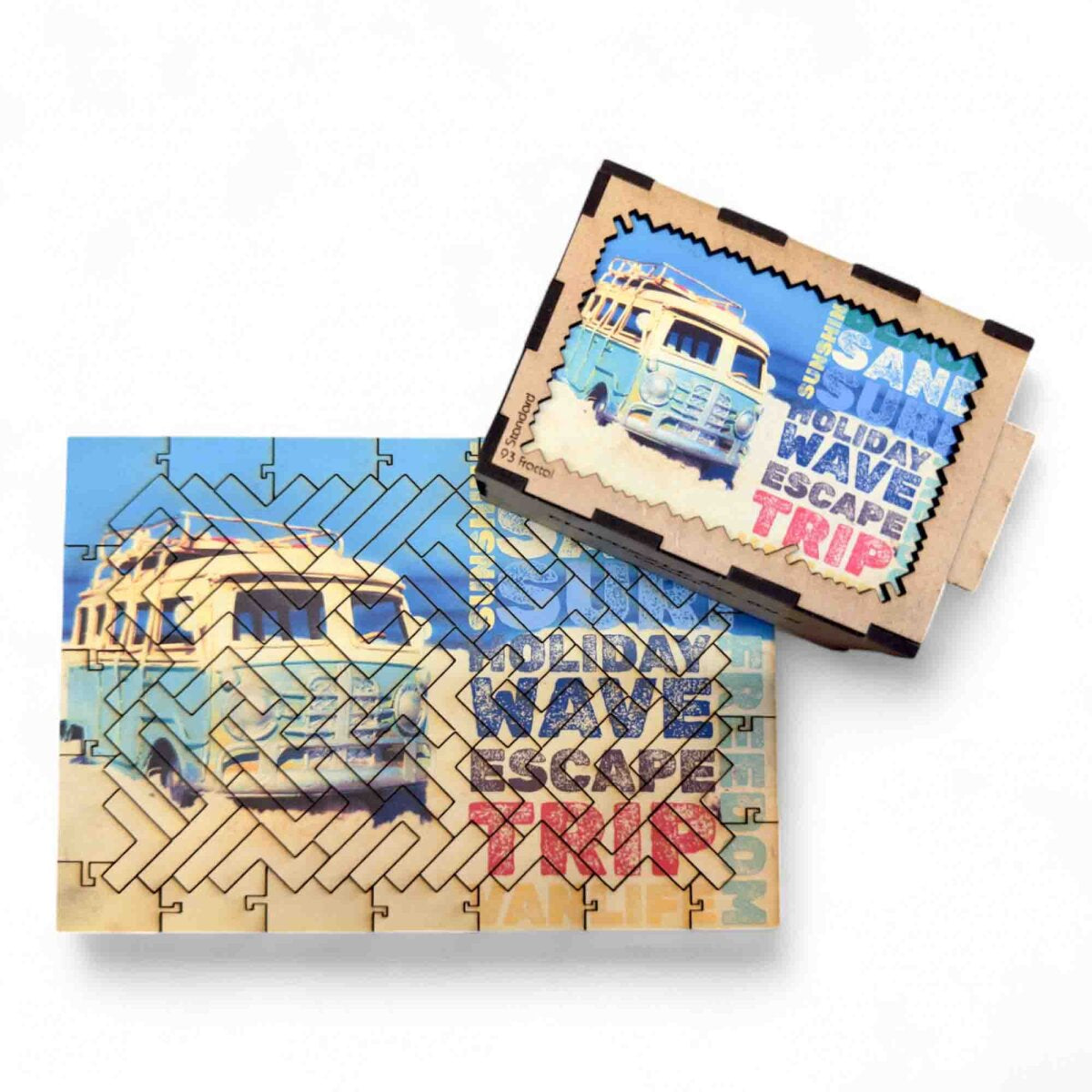 elbPUZZLE No. 69 - Vanlife - Fractal Edition L (289 Teile)