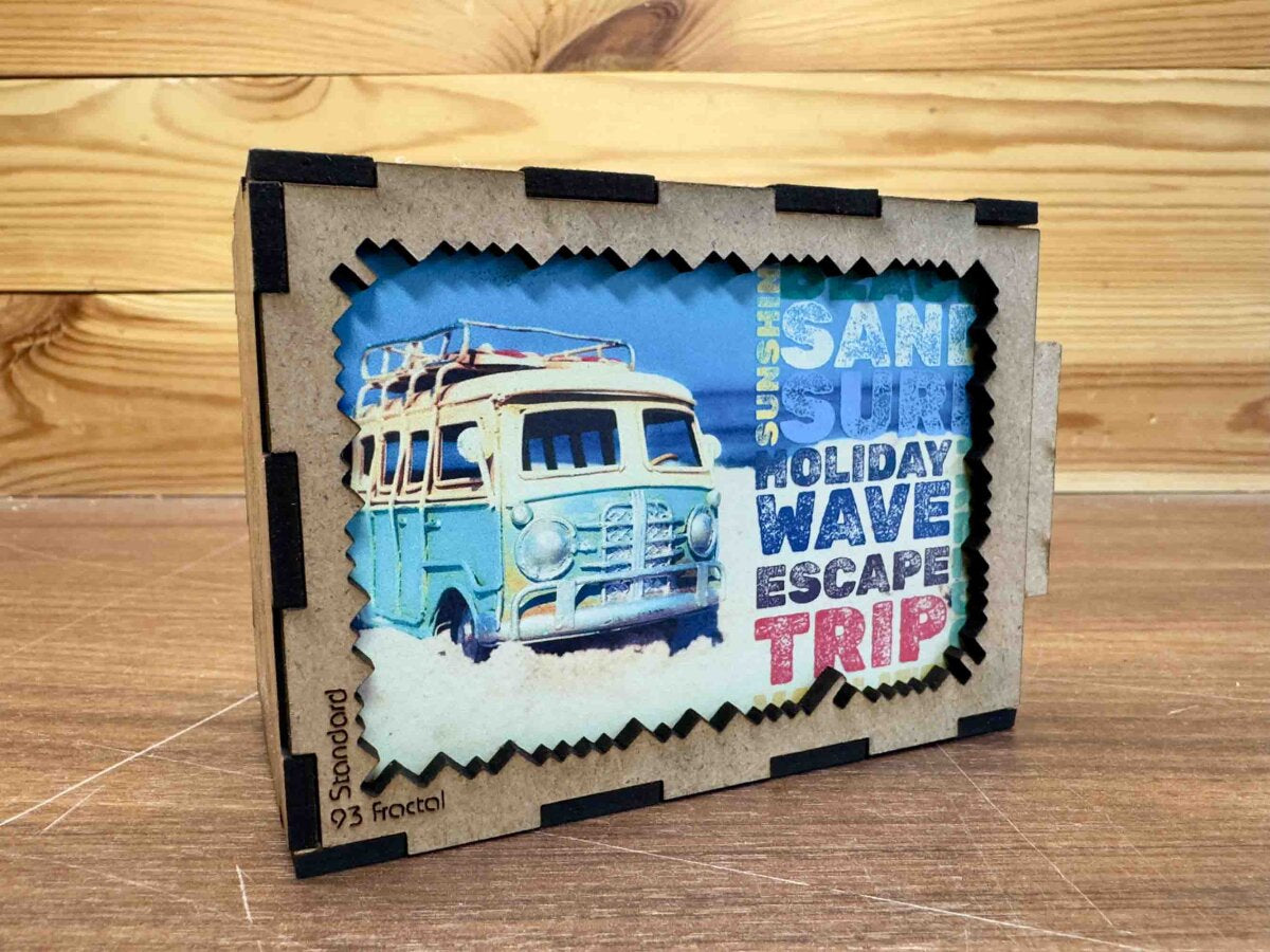 elbPUZZLE No. 69 - Vanlife - Fractal Edition L (289 Teile)