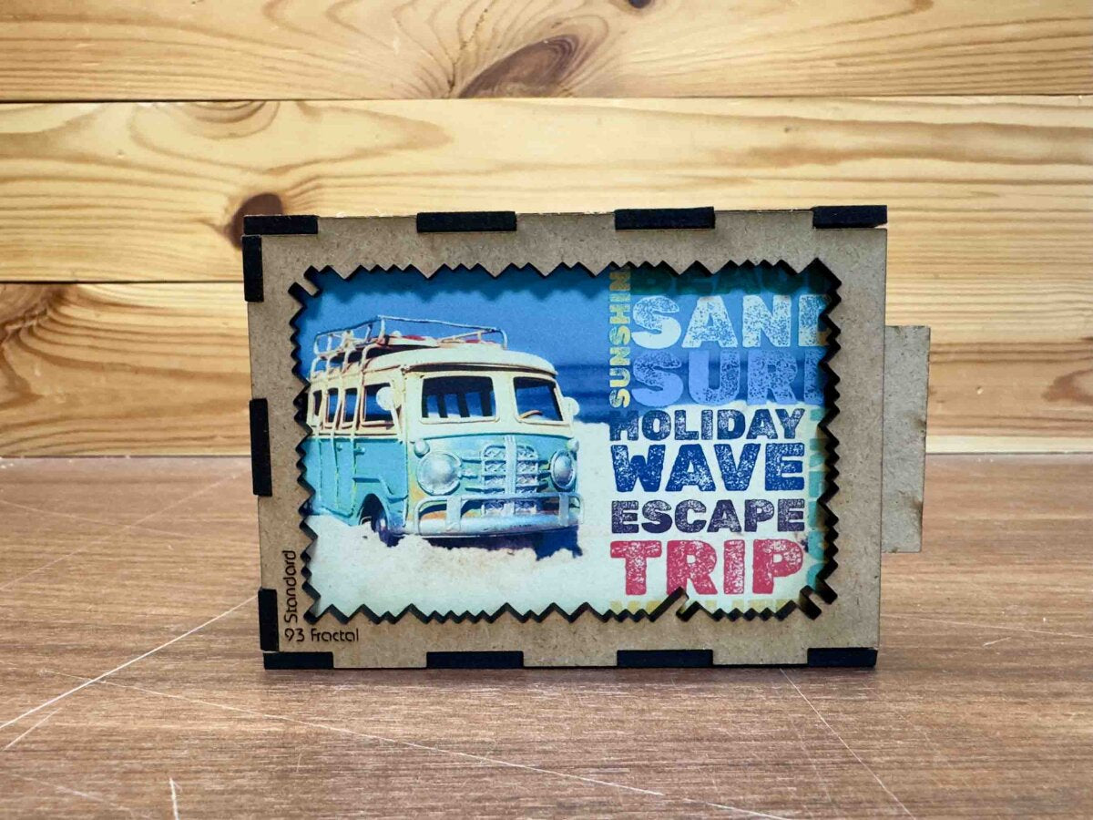 elbPUZZLE No. 69 - Vanlife - Fractal Edition L (289 Teile)