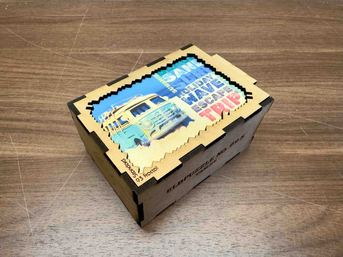 elbPUZZLE No. 69 - Vanlife - Fractal Edition L (289 Teile)