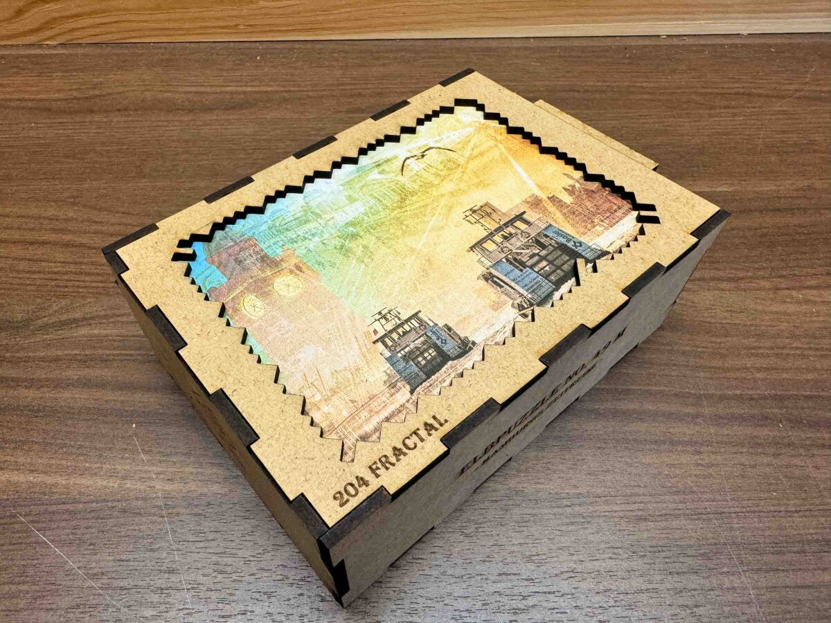 elbPUZZLE No. 49 - Hamburgs Zeitreise - Fractale Edition 174 Teile M