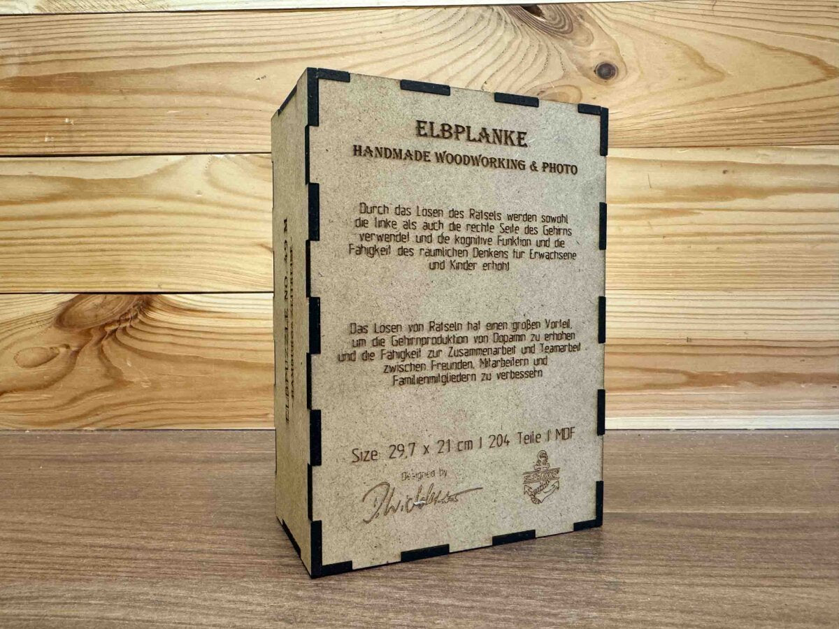 elbPUZZLE No. 49 - Hamburgs Zeitreise - Fractale Edition 174 Teile M