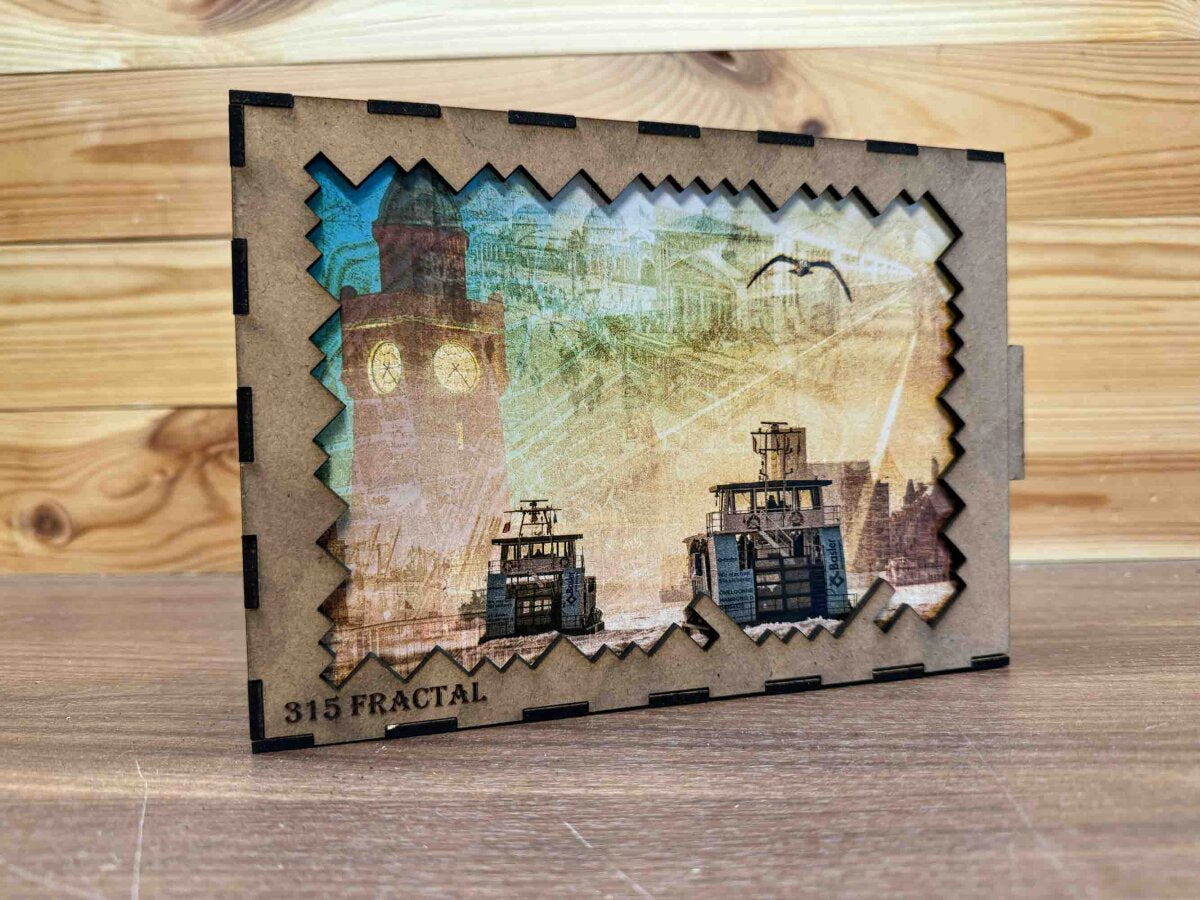 elbPUZZLE No. 49 - Hamburgs Zeitreise - Fractale Edition 289 Teile L