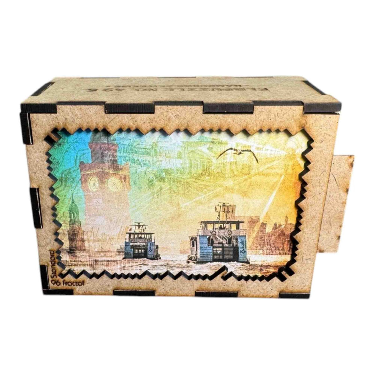elbPUZZLE No. 49 - Hamburgs Zeitreise - Fractale Edition Standrad - 96 Teile