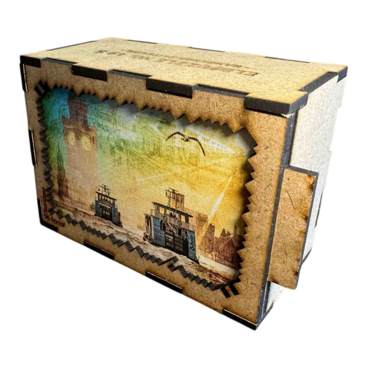 elbPUZZLE No. 49 - Hamburgs Zeitreise - Fractale Edition Standrad - 96 Teile