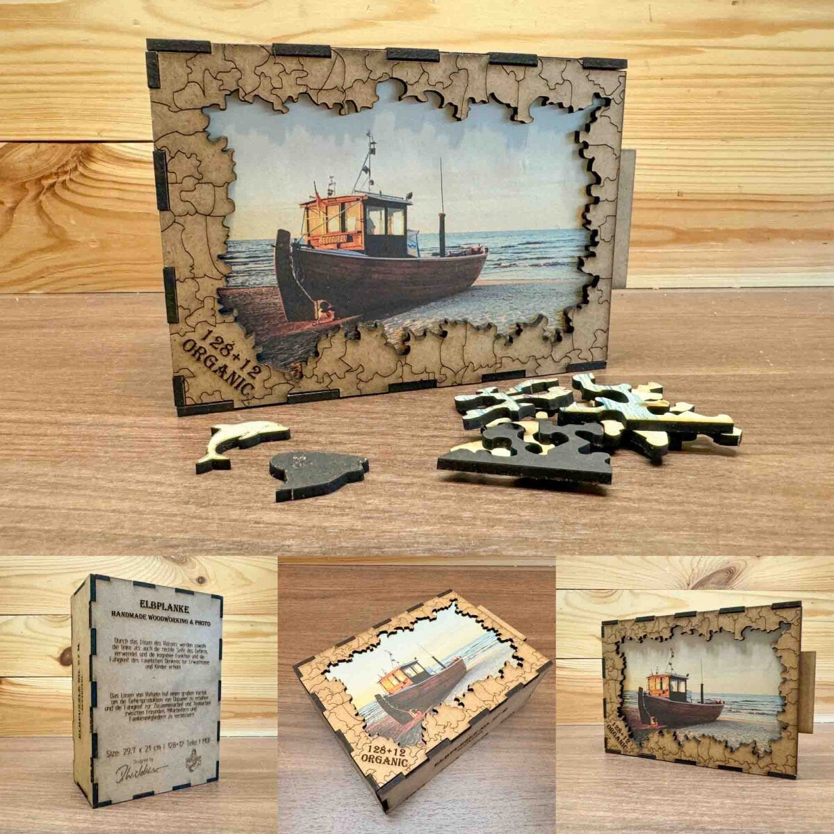 elbPUZZLE No. 27 - Seeteufel - Organic Edition 140 Teile M