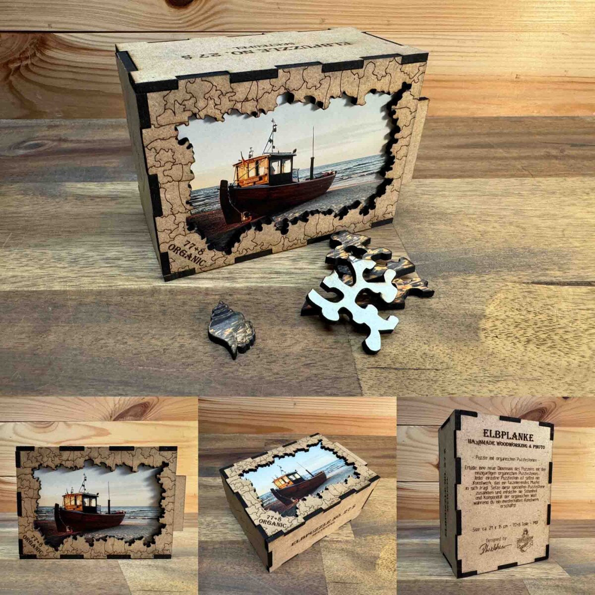 elbPUZZLE No. 27 - Seeteufel - Organic Edition 85 Teile S