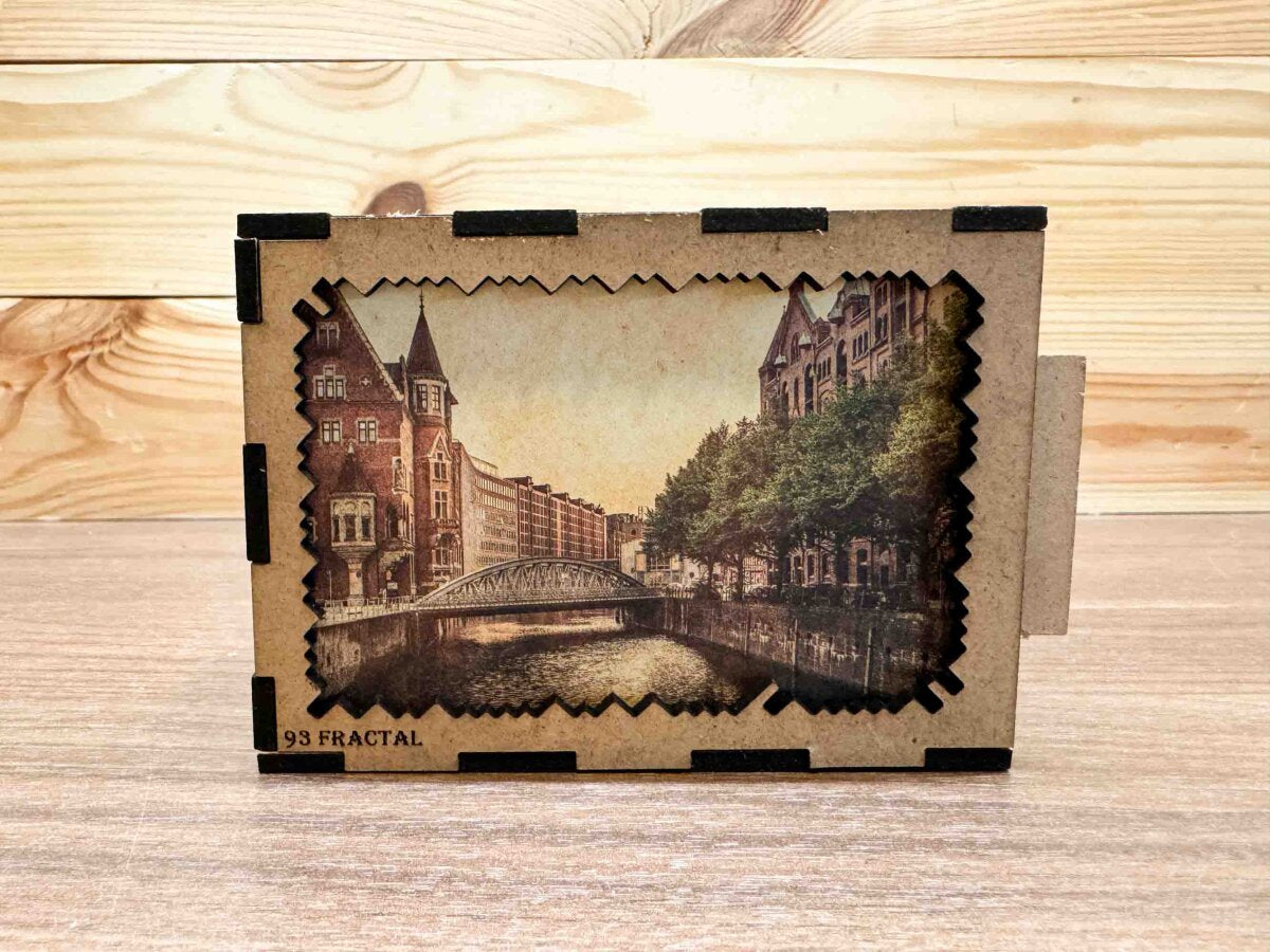 elbPUZZLE No. 07 - St. Annenfleet - Fractale Edition XL (595 Teile)