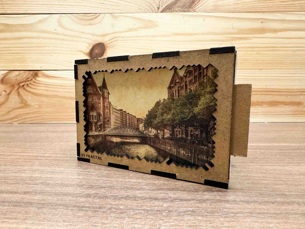 elbPUZZLE No. 07 - St. Annenfleet - Fractale Edition XL (595 Teile)