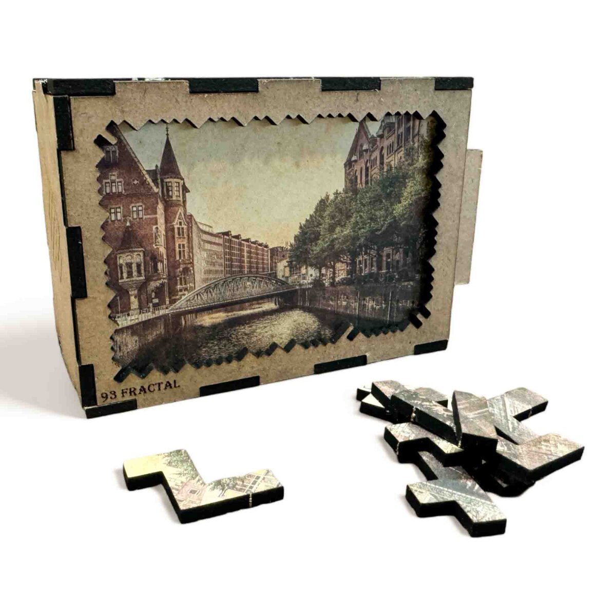elbPUZZLE No. 07 - St. Annenfleet - Fractale Edition XXL (1222 Teile)