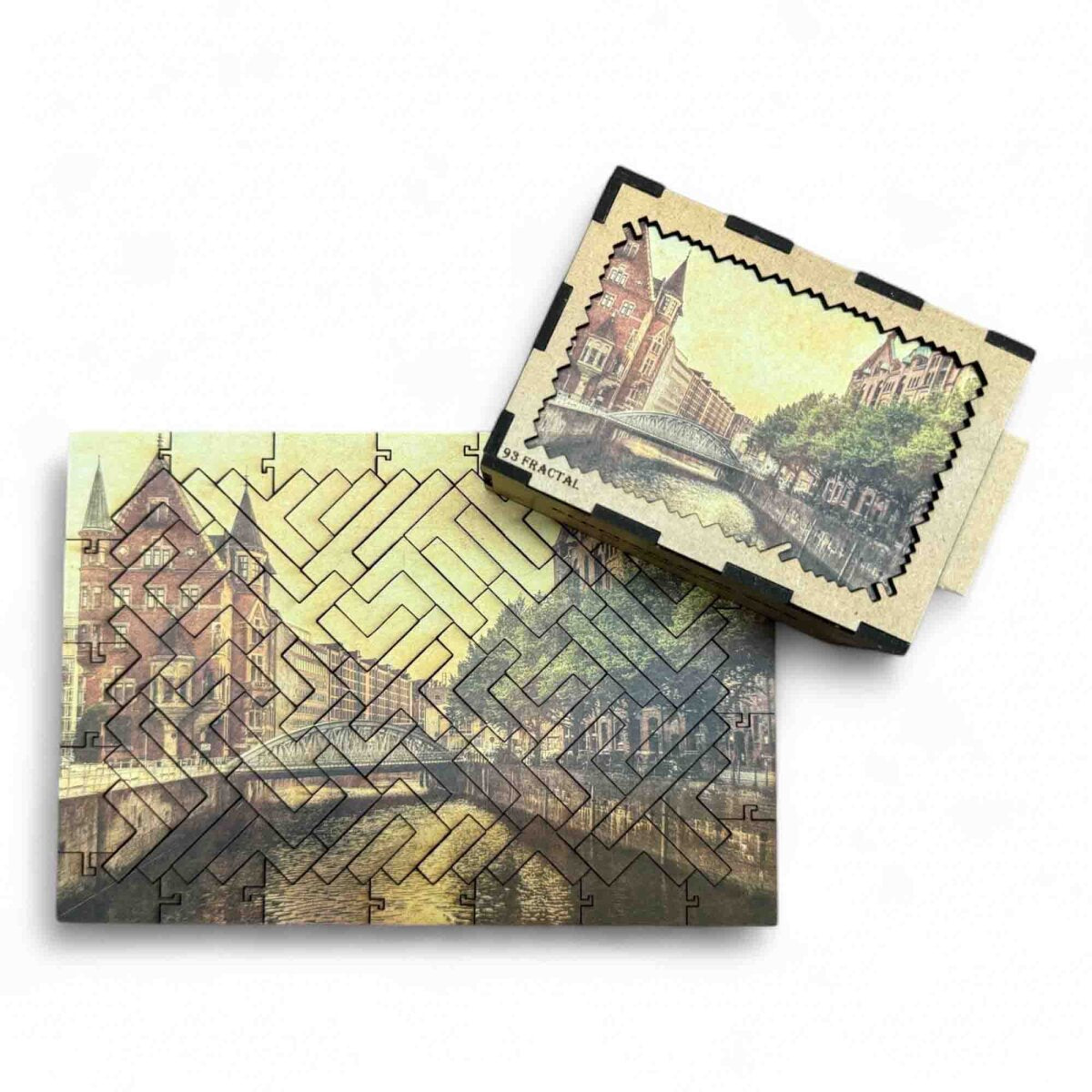 elbPUZZLE No. 07 - St. Annenfleet - Fractale Edition XXL (1222 Teile)