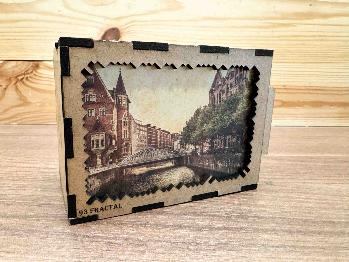 elbPUZZLE No. 07 - St. Annenfleet - Fractale Edition XXL (1222 Teile)