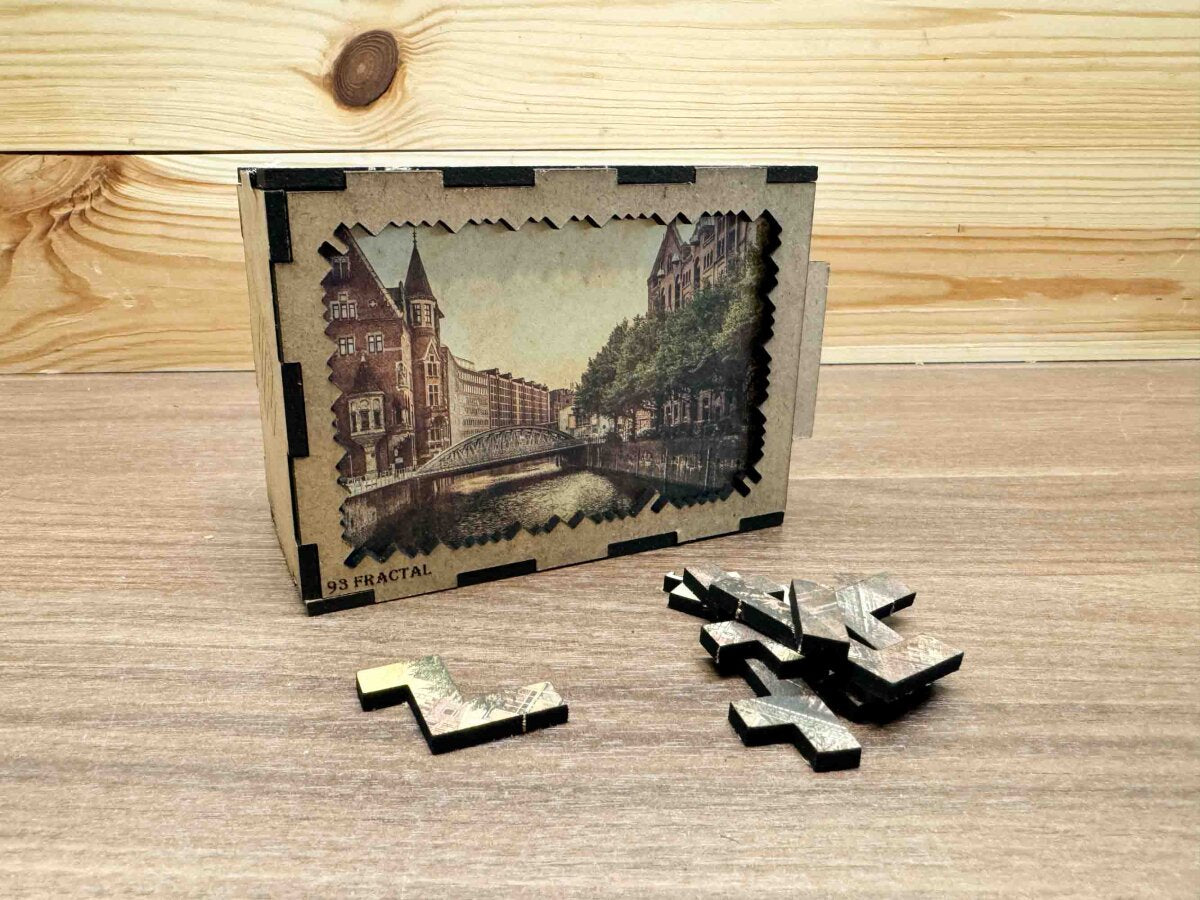 elbPUZZLE No. 07 - St. Annenfleet - Fractale Edition XXL (1222 Teile)