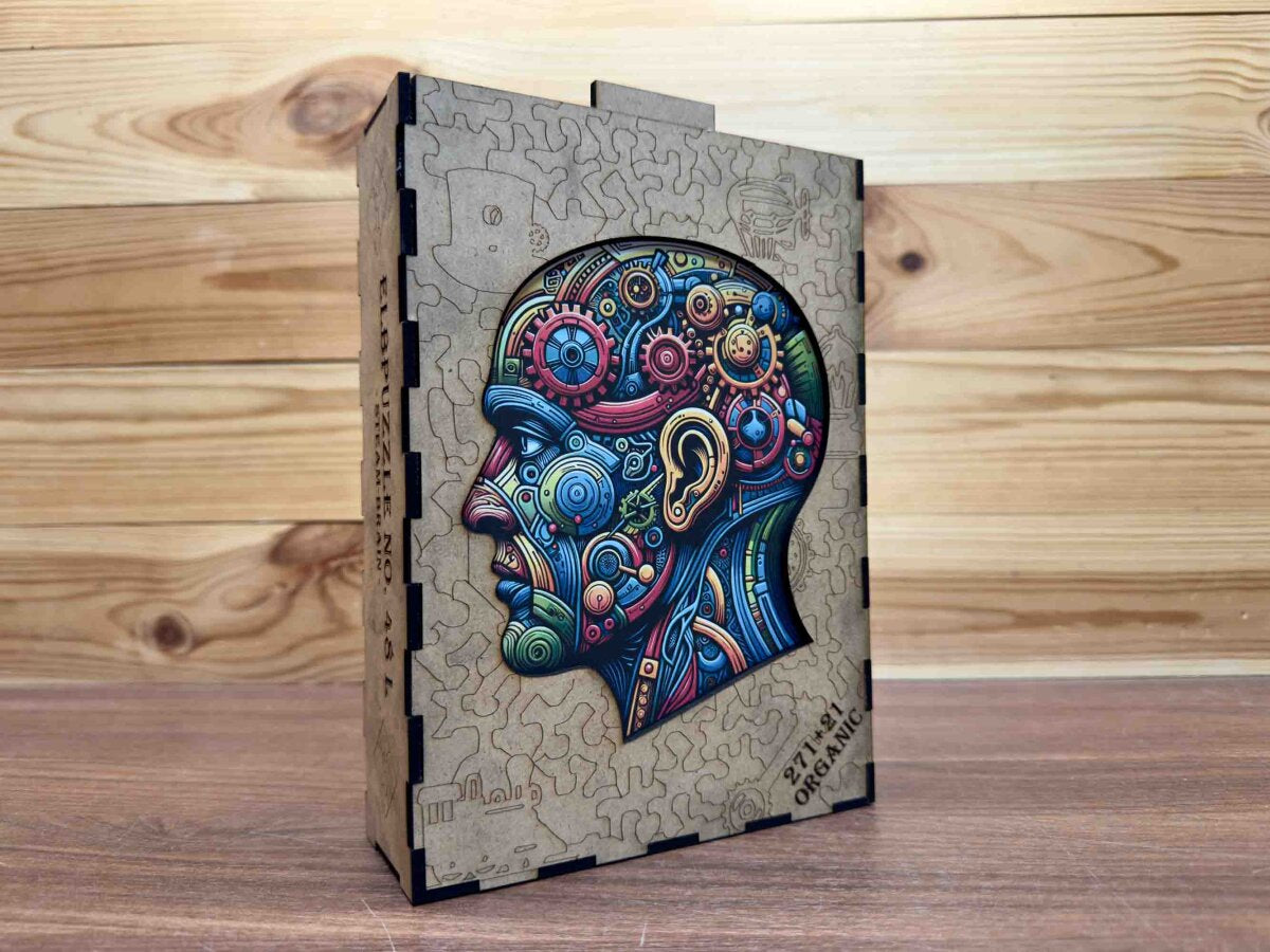 elbPUZZLE No. 48 - Steam-Brain - Organic Edition L (292 Teile)