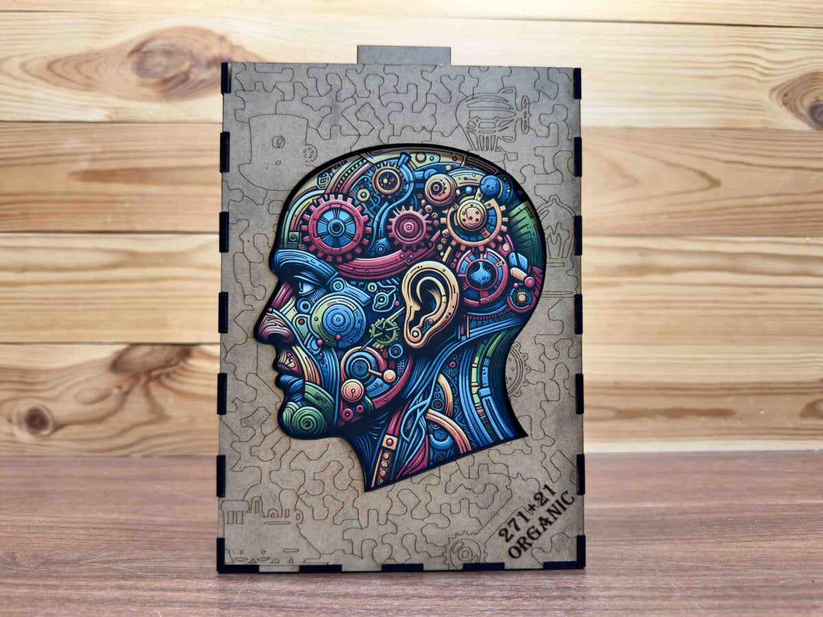elbPUZZLE No. 48 - Steam-Brain - Organic Edition L (292 Teile)