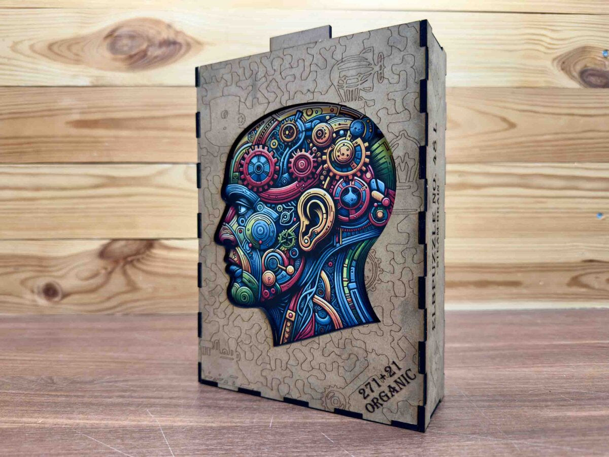 elbPUZZLE No. 48 - Steam-Brain - Organic Edition L (292 Teile)