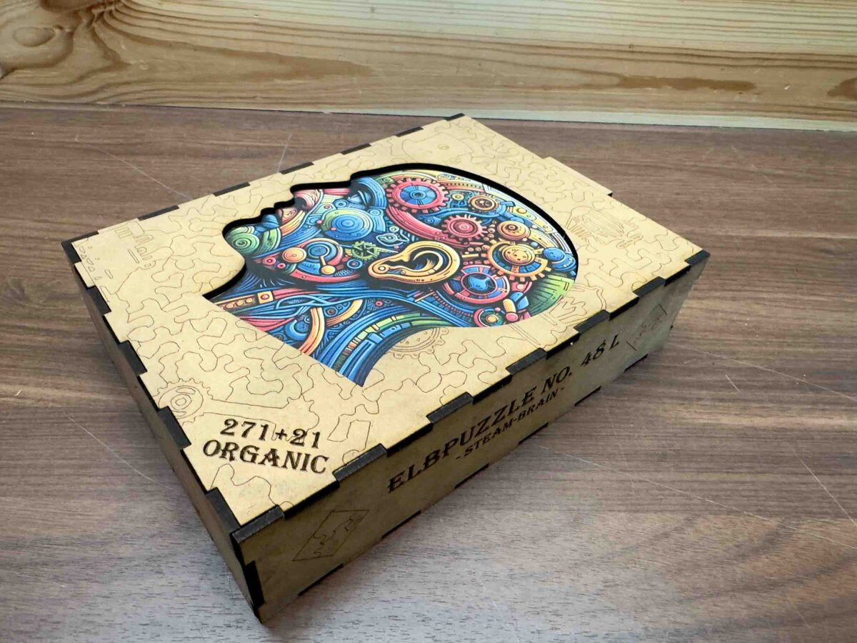 elbPUZZLE No. 48 - Steam-Brain - Organic Edition L (292 Teile)