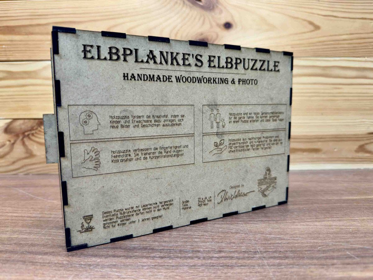 elbPUZZLE No. 48 - Steam-Brain - Organic Edition L (292 Teile)