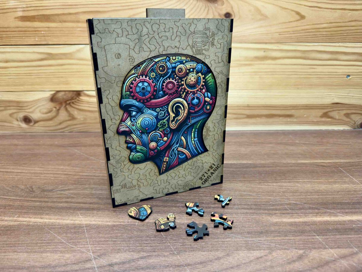 elbPUZZLE No. 48 - Steam-Brain - Organic Edition L (292 Teile)