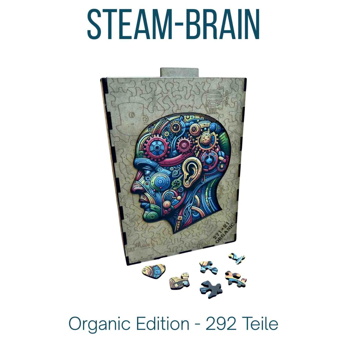 elbPUZZLE No. 48 - Steam-Brain - Organic Edition L (292 Teile)